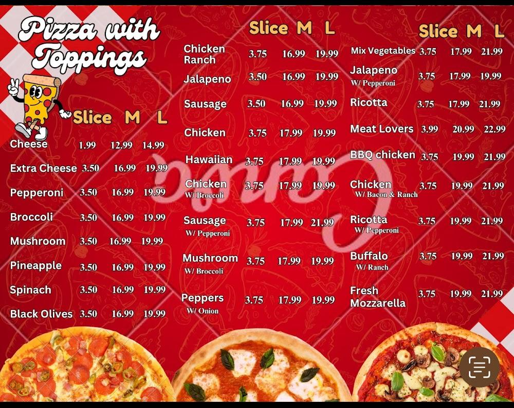 2nd AV PIZZA Menu image 1